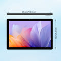 New 10.1-inch Android 15 Tablet With Multiple Options (tablet With Leather Case/tablet With Keyboard Set) 12 (3+9) GB RAM, 64GB ROM, Quad Core Processor, 2.0MP+8.0MP Camera, 6000mAh Battery, Suitable For Daily Use, Study And Office, Pad